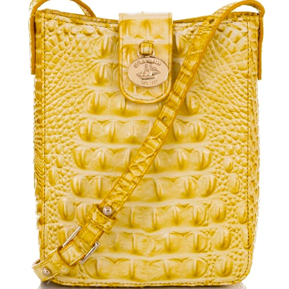 Brahmin Crossbody - Marley- Lemonade Melbourne (yellow)
